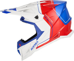 T711 HELMET, WHITE/BLUE/RED