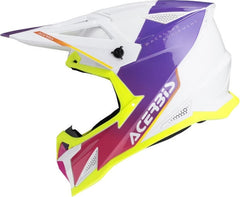 T711 HELMET, WHITE/PURPLE