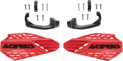 HANDGUARDS LINEAR VENTED, RED/BLACK