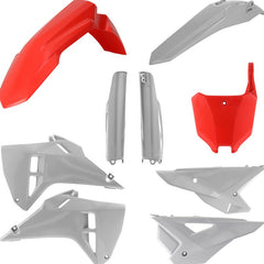 FULL PLASTIC KIT, RED/GREY
