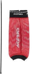 REAR SHOCK SOCK COVER K, RED