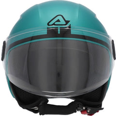 JET BREZZA METALLIC HELMET, TURQUOISE