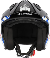 JET ARIA SPORT HELMET, WHITE/BLUE/RED