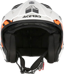 JET ARIA SPORT HELMET, WHITE/ORANGE