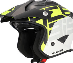 JET ARIA SPORT HELMET, BLACK/FLUO YELLOW