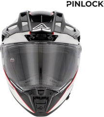 ATTACK HELMET, WHITE/BLACK