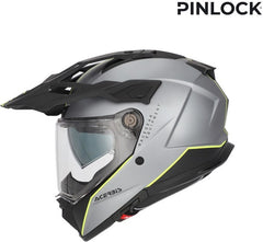 ATTACK HELMET, GREY/YELLOW