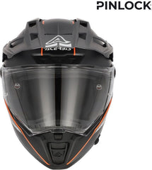ATTACK HELMET, GREY/ORANGE