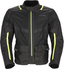 JACKET RAMSEY VENTED LONG, BLACK/YELLOW