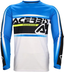 JERSEY MX LINEAR KID, WHITE/BLUE