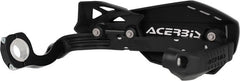 HANDGUARDS FIRSTMOTO, BLACK/WHITE