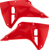 RADIATOR SCOOPS, RED
