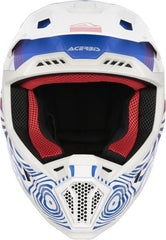 WHOOPS GRAPHIC HELMET, WHITE/BLUE/RED
