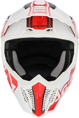 AIRSTRIKE-C HELMET, WHITE/RED, Size XS