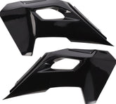 RADIATOR SCOOPS, BLACK
