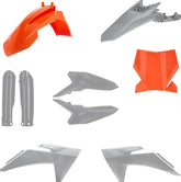 FULL PLASTIC KIT, ORANGE/GREY