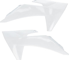 RADIATOR SCOOPS, WHITE