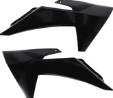RADIATOR SCOOPS, BLACK