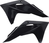 RADIATOR SCOOPS, BLACK