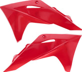 RADIATOR SCOOPS, RED
