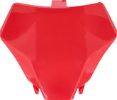 FRONT NUMBER PLATE, RED