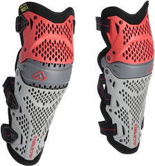 KNEE GUARD IMPACT PRO, RED/GREY