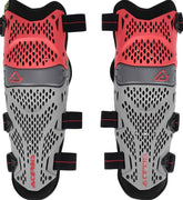 KNEE GUARD IMPACT PRO, RED/GREY