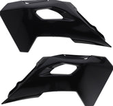 RADIATOR SCOOPS, BLACK