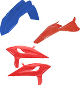 PLASTIC KIT, RED/BLUE
