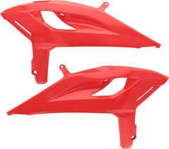 RADIATOR SCOOPS, RED