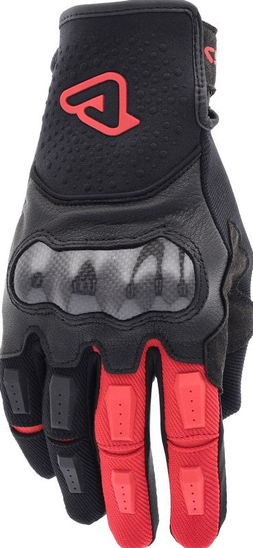 GLOVES CARBON G 5.0, BLACK/RED