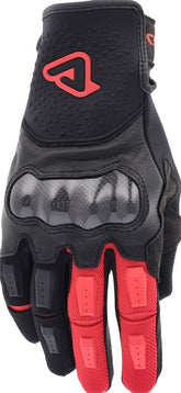 GLOVES CARBON G 5.0, BLACK/RED