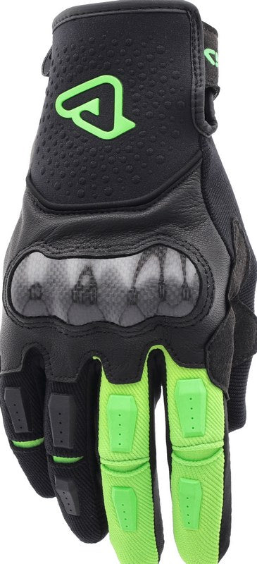 GLOVES CARBON G 5.0, BLACK/GREEN