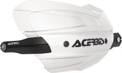 ADV TYPE E HANDGUARDS, WHITE/BLACK