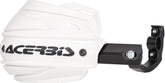 ADV TYPE E HANDGUARDS, WHITE/BLACK