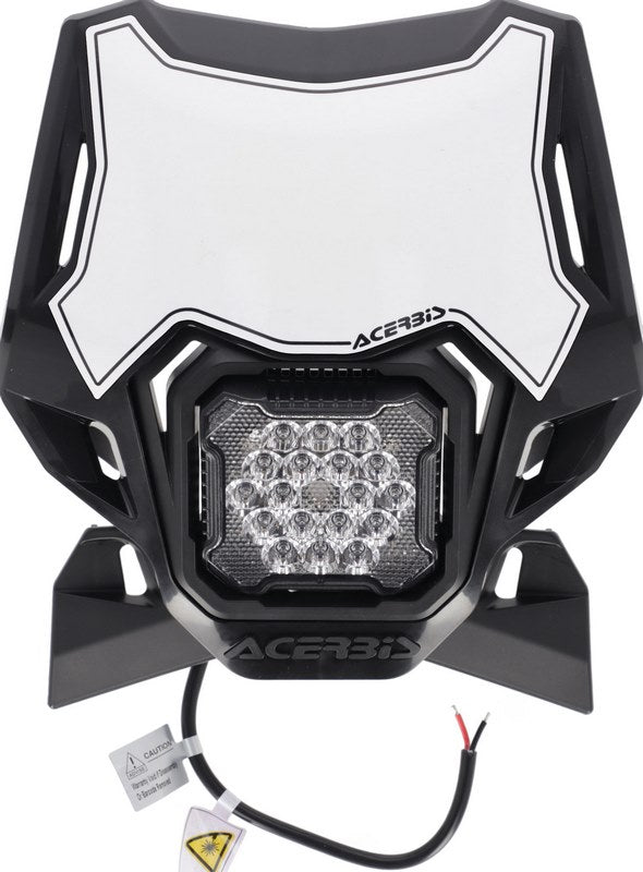 HEADLIGHT VSL LUMEN-X, BLACK
