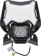 HEADLIGHT VSL LUMEN-X, BLACK