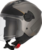 JET LEVANTE HELMET, GREY/BRONZE