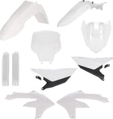 FULL PLASTIC KIT, WHITE/BLACK