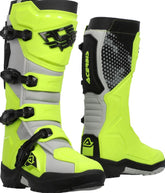 ARTIGLIO BOOTS, FLUORESCENT YELLOW/WHITE