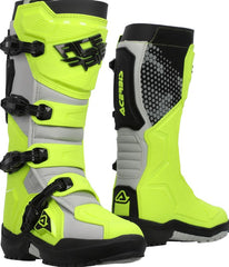 ARTIGLIO BOOTS, FLUORESCENT YELLOW/WHITE