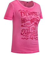 RUSH LADY T-SHIRT, FUCHSIA