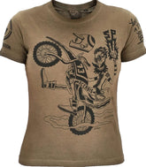 T-SHIRT SP CLUB WEELIE KID, URBAN GREEN