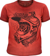 T-SHIRT SP CLUB MONKEY KID, RED