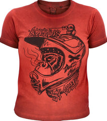 T-SHIRT SP CLUB MONKEY KID, RED