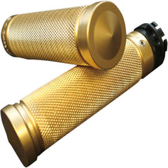 ACCUTRONIX GRIPS BRASS FUL KNURL | GR100-K5