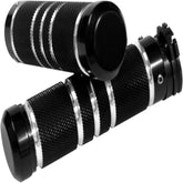 ACCUTRONIX GRIPS KNRL/GRV BLK CBL | GR100-KGN