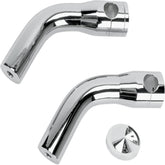 ACCUTRONIX 6 PULLBACK RISERS CHROME | HRP1356-C