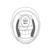 AGV CHEEK PADS X3000 (XXL) Premium Black | 20KIT00122001