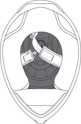 AGV CROWN PAD K1 (XXL) Black | 20KIT02812001